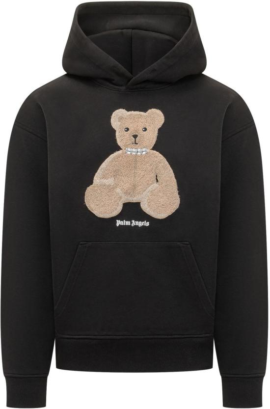 26SS 팜앤젤스 후드 티셔츠 PMBB17DS26FLE00C1060 BLACK