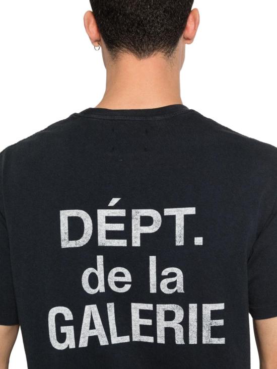 26SS 갤러리 디파트먼트 반팔 티셔츠 TOP038WASHEDBLACK - GALLERY DEPT