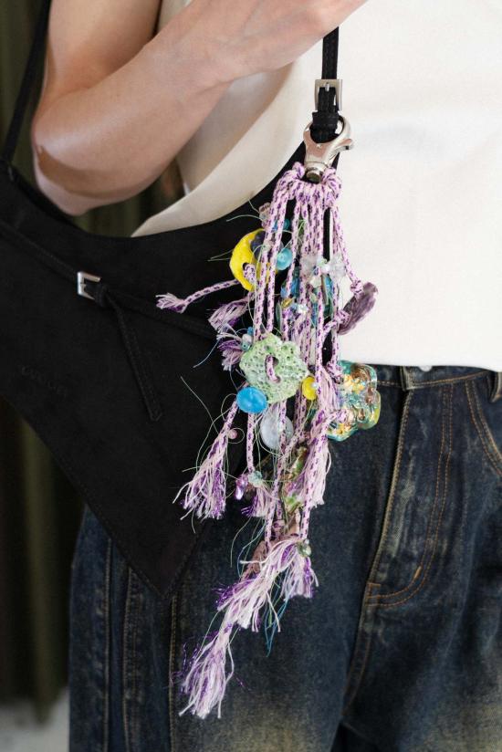  Mathilde Hiron 키링 마틸드 히론 세라믹 버튼 백 참