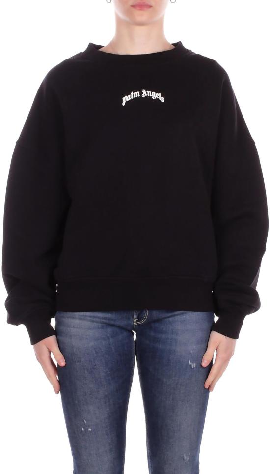 26SS 팜앤젤스 스웨터 PMBA08JS26FLE0041003 BLACK