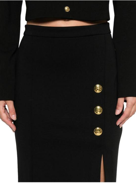 25FW 핑코 미디 스커트 105458A24CZ99 BLACK - PINKO