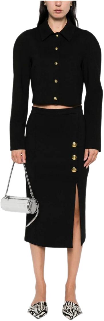 25FW 핑코 미디 스커트 105458A24CZ99 BLACK - PINKO