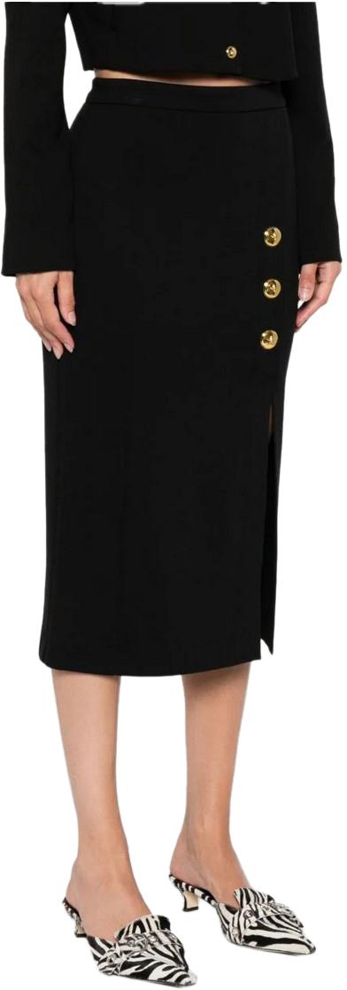 25FW 핑코 미디 스커트 105458A24CZ99 BLACK - PINKO