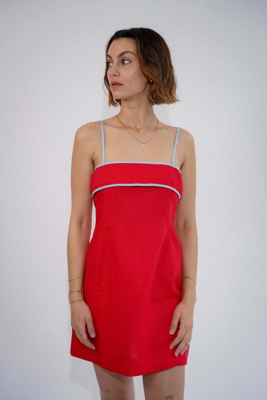  에샤 더 라벨 숏 원피스 세베라 미니 드레스 - ESYA THE LABEL