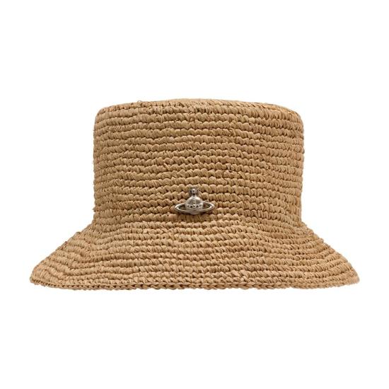 26SS 비비안웨스트우드 버킷햇 81020009 K005N C401 beige