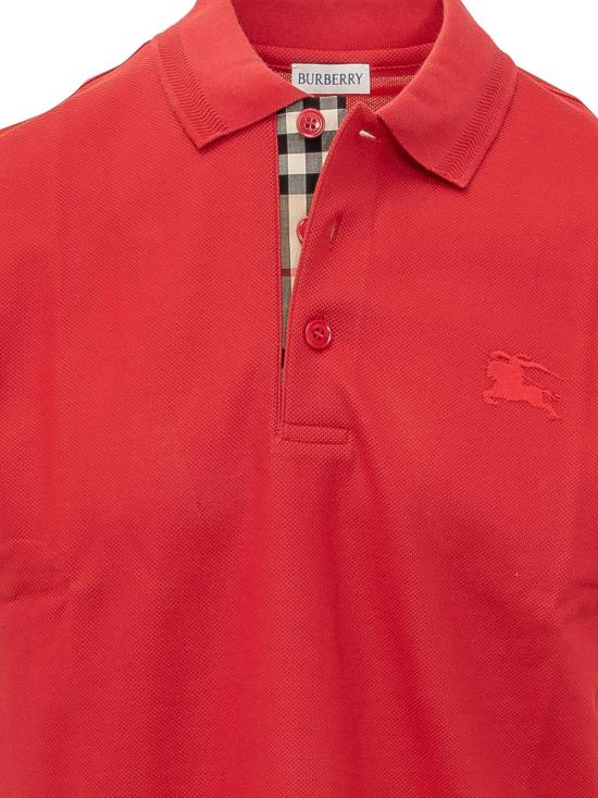 26SS 버버리 코튼 폴로셔츠 8126925B8633 RED - BURBERRY