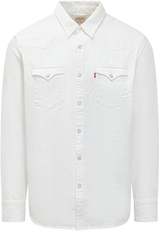 26SS 리바이스 긴팔 셔츠 857440119 WHITE