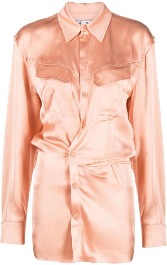  오프화이트 블라우스 OWDG001S23FAB0013300 PINK