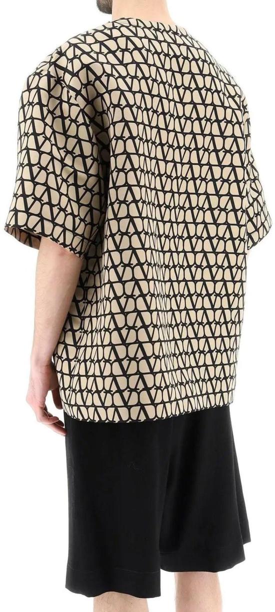  발렌티노 가라바니 반팔 티셔츠 2V0CJI209D0MYL BROWN - VALENTINO GARAVANI