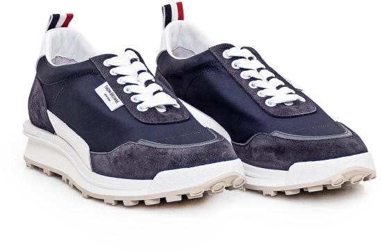  톰브라운 에코 나일론 얼럼나이 트레이너 스니커즈 MFD271CF0488450 NAVY - THOM BROWNE