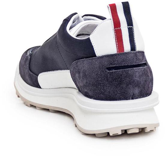  톰브라운 에코 나일론 얼럼나이 트레이너 스니커즈 MFD271CF0488450 NAVY - THOM BROWNE
