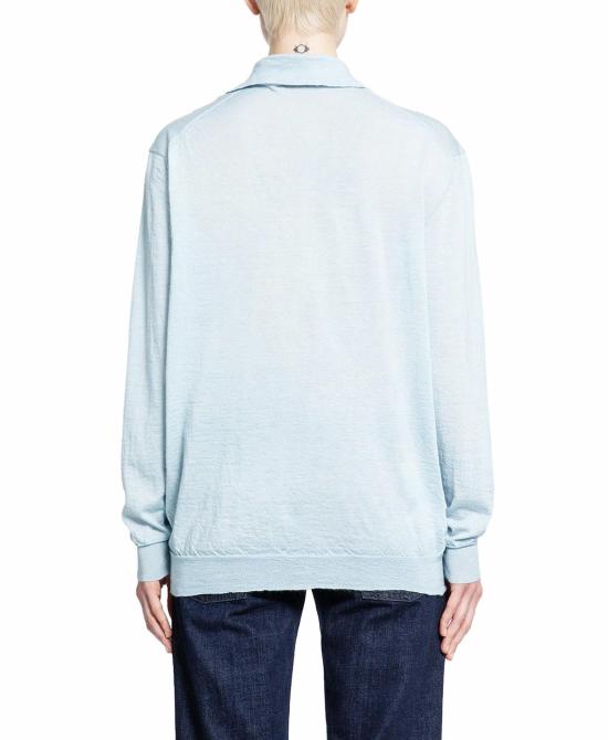  미우미우 긴팔 셔츠 MML929140ZF0035 BLUE - MIU MIU