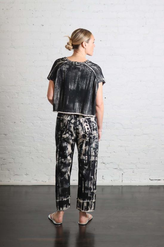  Serien°umerica 베스트 세리엔우메리카 크롭  블랙 페인트 - OTHER BRANDS