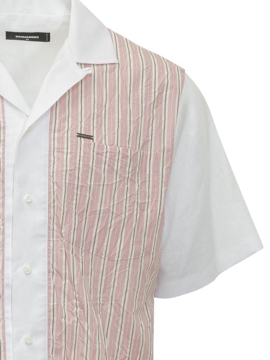 26SS 디스퀘어드2 반팔 셔츠 S71DM0837D35477001F WHITE - DSQUARED2