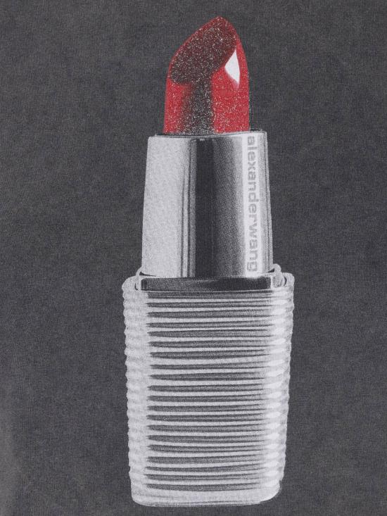 26SS 알렉산더 왕 반팔 티셔츠 1CC2261295 011 Black - ALEXANDER WANG