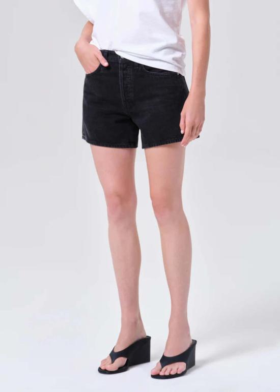  에이골디 데님 숏팬츠 A9127 1817 PHA BLACK - AGOLDE