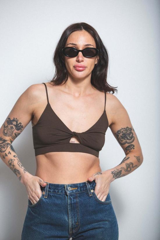  esthe 브라 에스테 트위스트 프론트 컷아웃 렛 운 - OTHER BRANDS