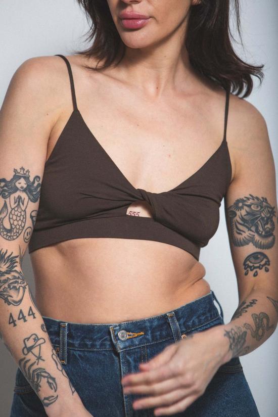  esthe 브라 에스테 트위스트 프론트 컷아웃 렛 운 - OTHER BRANDS