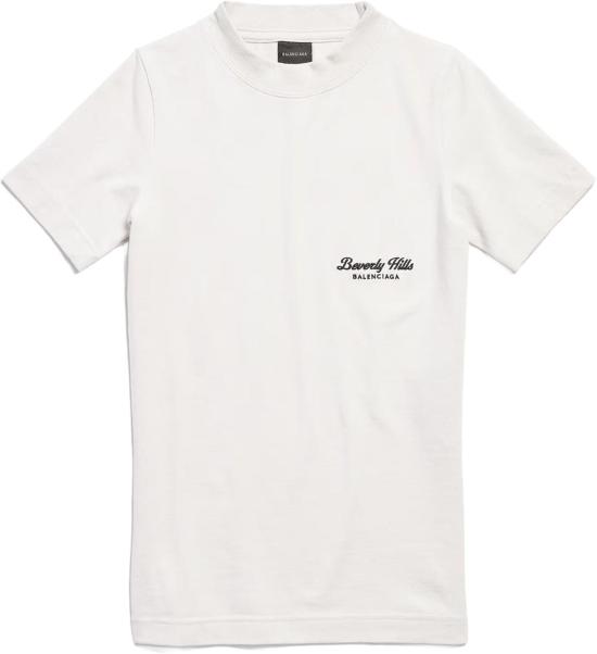  발렌시아가 반팔 티셔츠 768075TQVS53307 WHITE