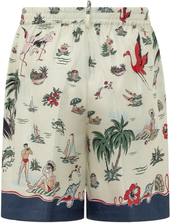 26SS 디스퀘어드2 숏팬츠 S71MU0888D35476001S WHITE - DSQUARED2