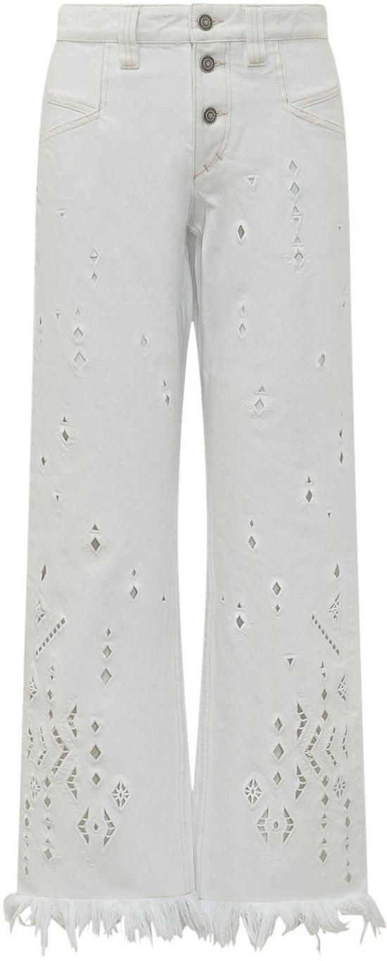 26SS 이자벨마랑 데님 팬츠 26EPA0698FAD2H01I20WH WHITE