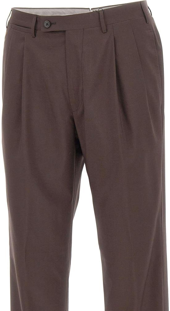 26SS 꼬르넬리아니 스트레이트 팬츠 27457527184870307R BROWN - CORNELIANI