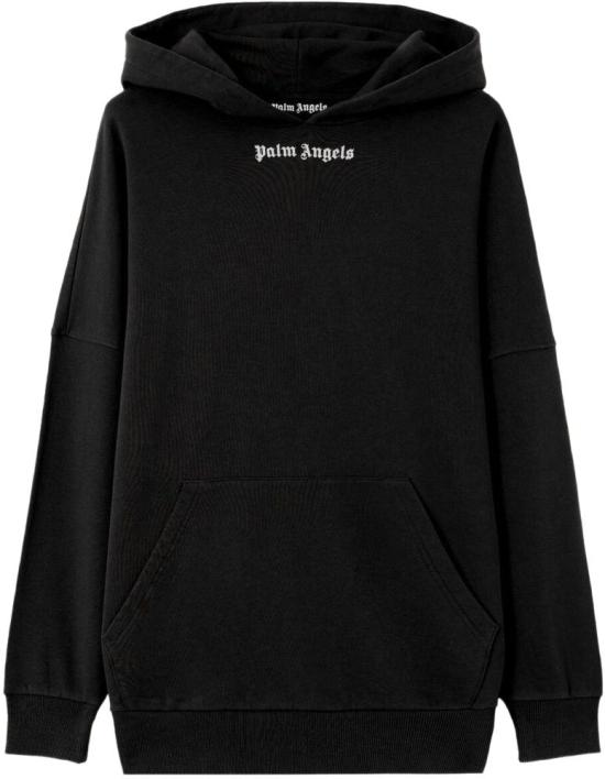 26SS 팜앤젤스 후드 티셔츠 PMBB036S26FLE0011003 BLACK