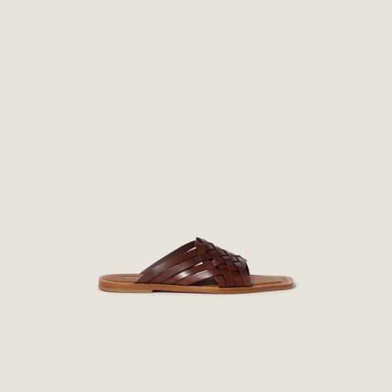 26SS 미우미우 뮬/슬리퍼 5XX6783ZN8F0201 F A015 Brown