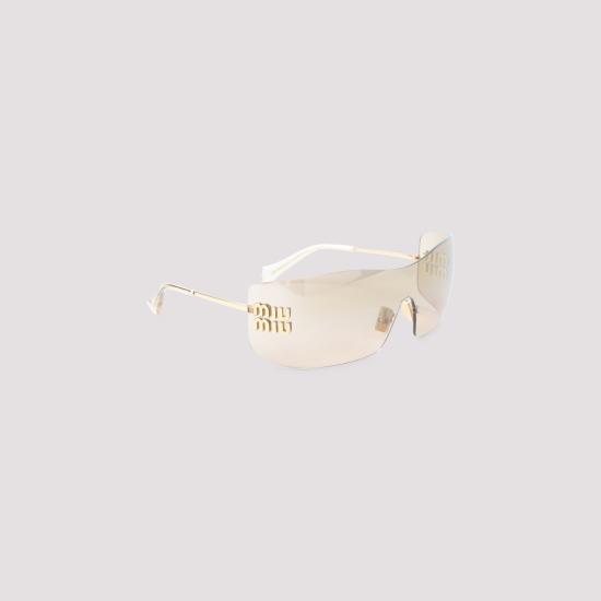 26FW 미우미우 선글라스 0MUB53S 5AK20P GOLD LIGHT BROWN - MIU MIU