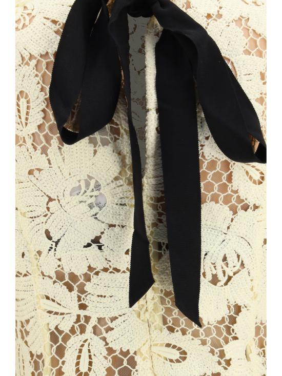 26SS 셀프 포트레이트 롱 원피스 SS26094MY YELLOW - SELF PORTRAIT