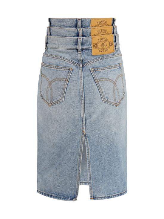 26SS 피오루찌 데님 스커트 W26SSDSK007DN01 DN01 LIGHT BLUE - FIORUCCI