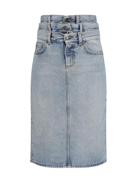 26SS 피오루찌 데님 스커트 W26SSDSK007DN01 DN01 LIGHT BLUE