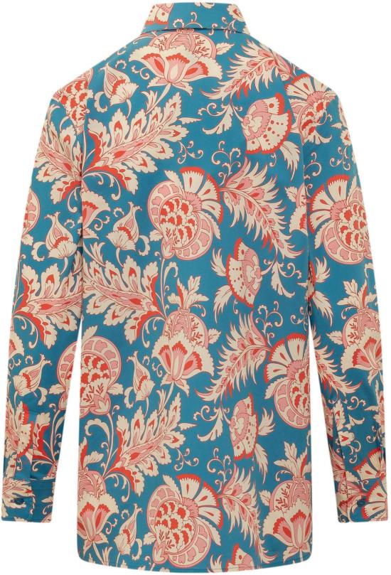 26SS 에트로 블라우스 WRIA001399SAEI6X0882 CYAAN - ETRO