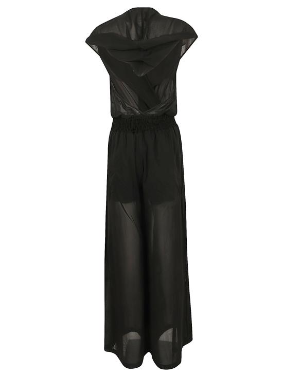 26SS 핑코 롱 원피스 106841 A3B2 Z99 NERO LIMOUSINE - PINKO