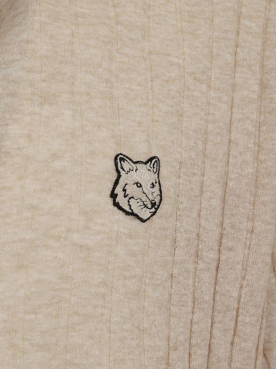 26SS 메종키츠네 폴로 티셔츠 QM00203KT1198 0430 MIST BEIGE - MAISON KITSUNE