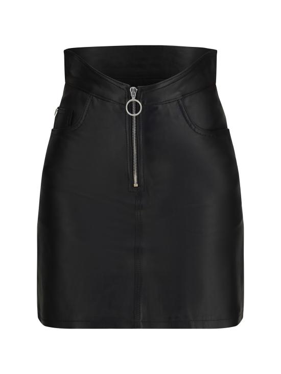 26SS 피오루찌 미디 스커트 W26SSLSK001LE02 BK01 BLACK