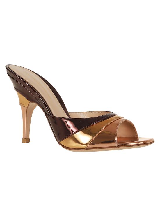 26SS 지안비토로시 뮬/슬리퍼 G10127 95RIC RGBC ROSE GOLD BRONZE CABERNET - GIANVITO ROSSI