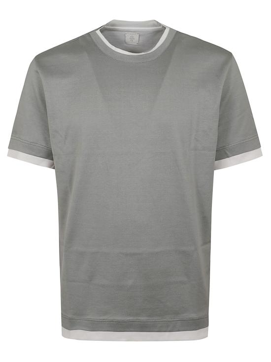 26SS 일레븐티 탑 M75TSHM01 TES0M238 08 01 DENIM E BIANCO