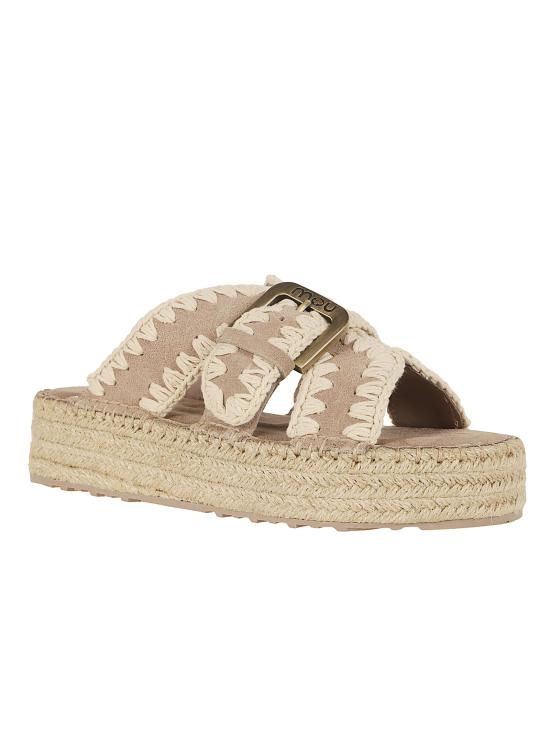 26SS 모우 뮬/슬리퍼 MU SW641003A PSA PINK SAND - MOU