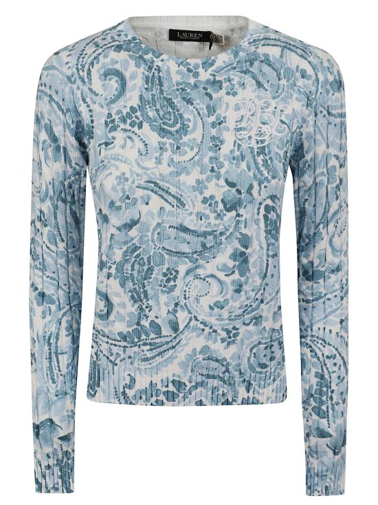 26SS 랄프 로렌 스웨터 200P10142 001 WHITE BLUE MULTI