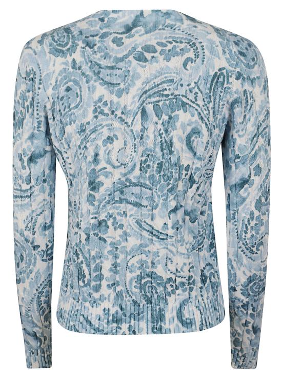 26SS 랄프 로렌 스웨터 200P10142 001 WHITE BLUE MULTI - RALPH LAUREN