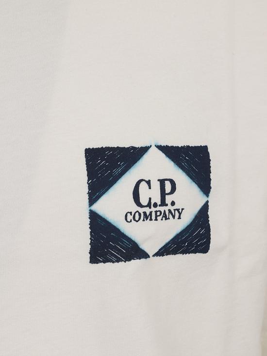 26SS 씨피 컴퍼니 반팔 티셔츠 20CMTS267A 110656W 103 GAUZE WHITE - C.P. COMPANY