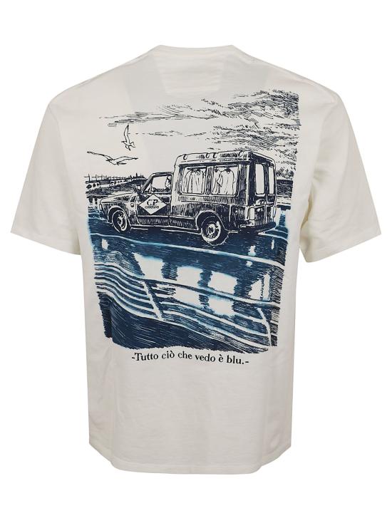 26SS 씨피 컴퍼니 반팔 티셔츠 20CMTS267A 110656W 103 GAUZE WHITE - C.P. COMPANY