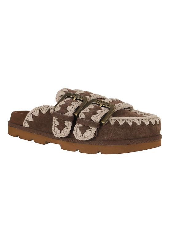 26SS 모우 뮬/슬리퍼 MU SW631003A DPB DEEP BROWN - MOU