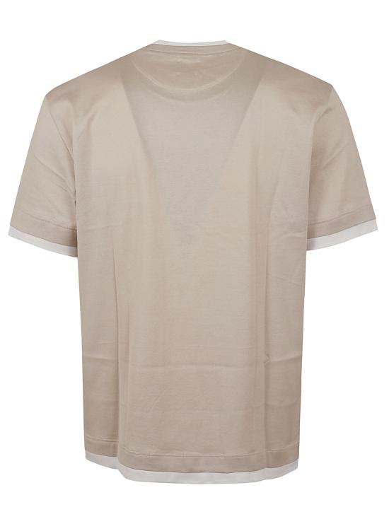 26SS 일레븐티 탑 M75TSHM01 TES0M238 03 01 TORTORA BIANCO - ELEVENTY