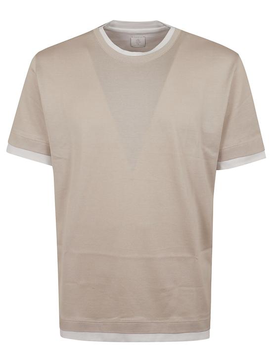 26SS 일레븐티 탑 M75TSHM01 TES0M238 03 01 TORTORA BIANCO