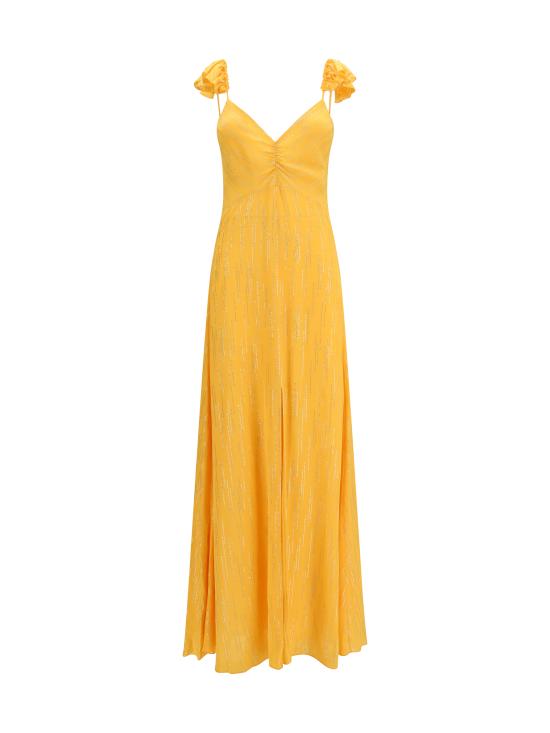 26SS 포르테포르테 롱 원피스 14892MYDRESS F49M1505 ORANGE