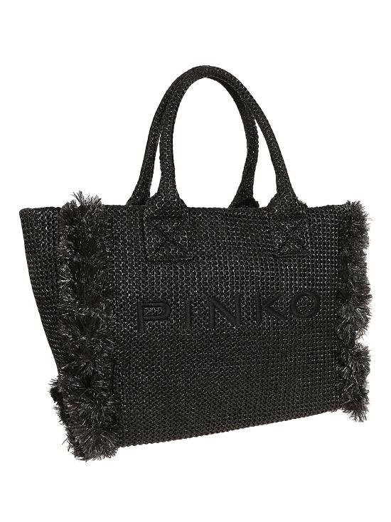 26SS 핑코 토트백 106673 A39Y Z99Q NERO ANTIQUE GOLD - PINKO