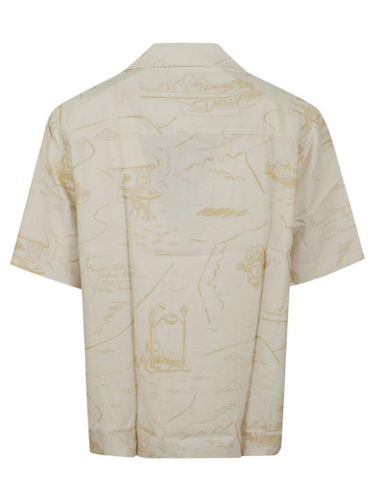 26SS 메종키츠네 반팔 셔츠 QM00404WW9103 0522 NOBLE BEIGE - MAISON KITSUNE