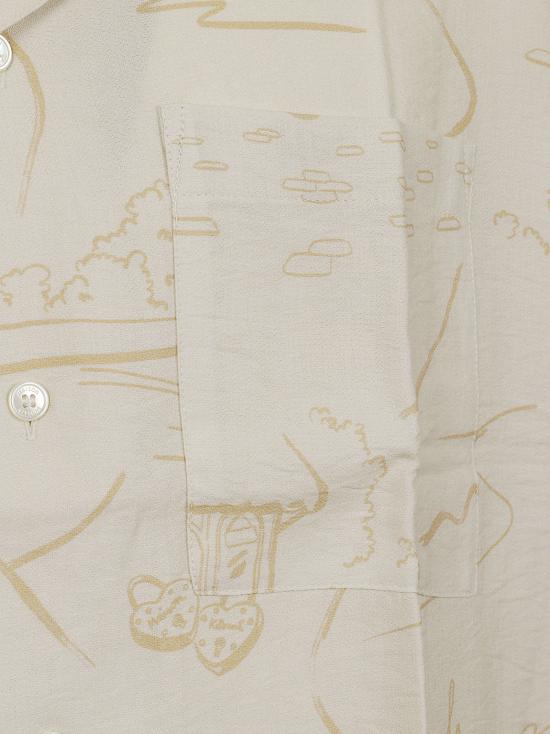 26SS 메종키츠네 반팔 셔츠 QM00404WW9103 0522 NOBLE BEIGE - MAISON KITSUNE
